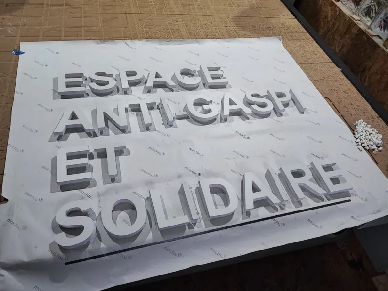 Enseigne, Béthune, CNC Multicut