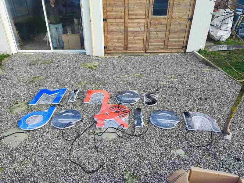 Enseigne, Béthune, CNC Multicut