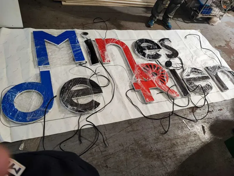 Enseigne, Béthune, CNC Multicut