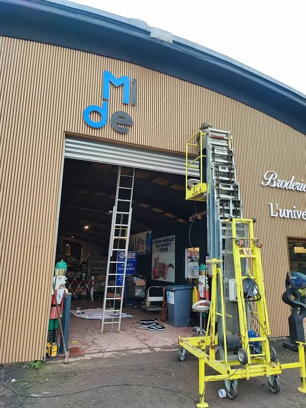 Enseigne, Béthune, CNC Multicut