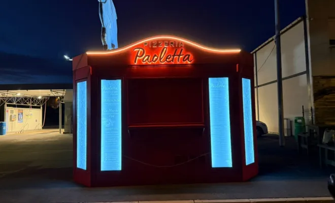 ENSEIGNE Pizzeria PAOLETTA NOEUX LES MINES, Béthune, CNC Multicut
