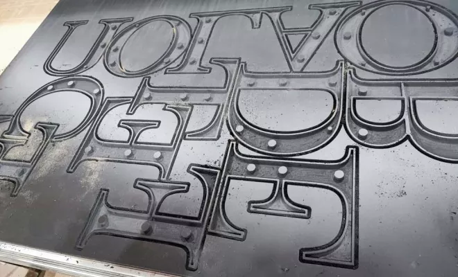 Enseigne, Béthune, CNC Multicut